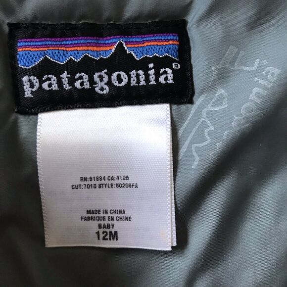 Vintage Patagonia 12M 12 Month Baby Milk Run 1 Piece Snowsuit Winter Ski Bunting - Picture 3 of 9